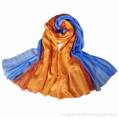 100% silk scarf, various colors are available